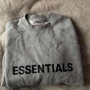 authentic fear of god essentials sweatshirt
